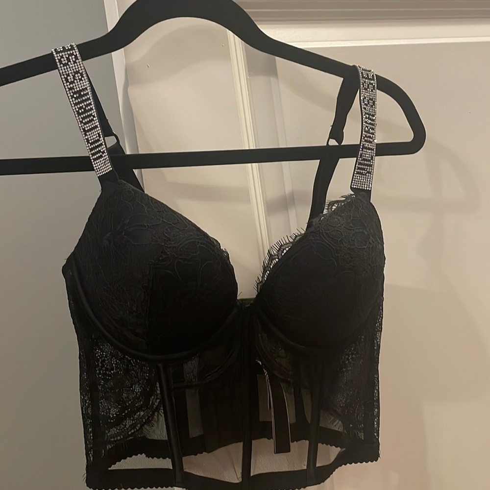BRAND NEW Victoria Secret Shine Strap Push Up Corset Top